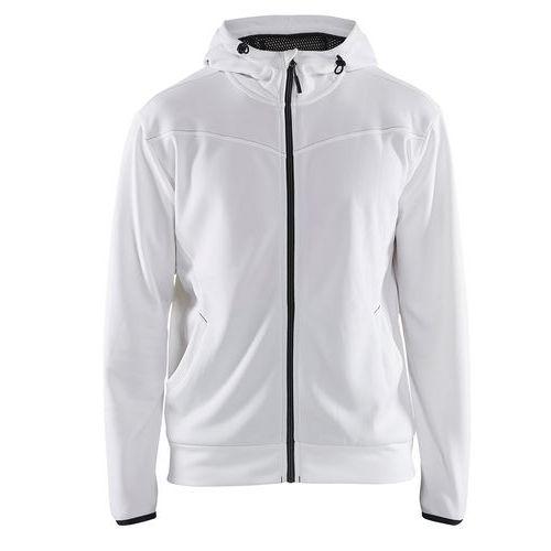 SWEAT ZIPPÉ À CAPUCHE BLANC/GRIS FONCÉ TAILLE XXL - BLAKLADER