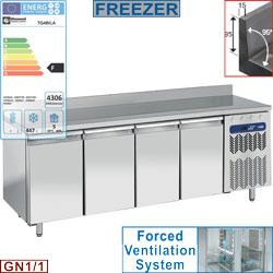 Table de congélation murale ventilée - 4 portes GN 1/1 - 550 litres - TG4B/LA_0