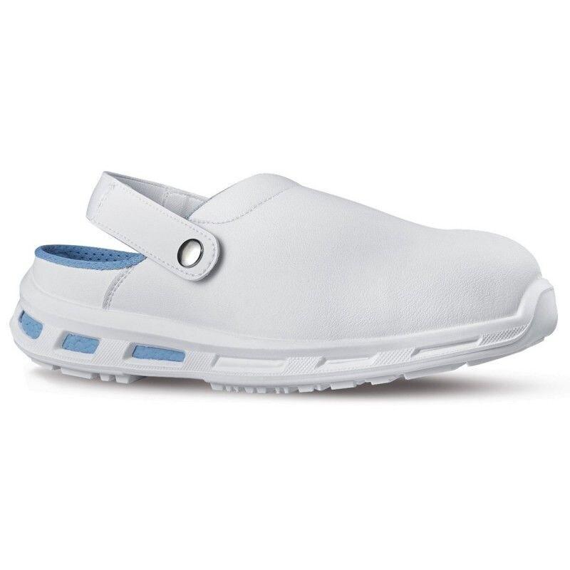 U-Power - Sabots de sécurité sans métal antidérapants MOON - Environnements aseptisés - SB E A FO SRC #ffffff Taille 45 - 45 matière synthétiqu_0