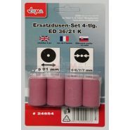 Za24654 - Buses de sablage Dema - Céramique - Compatibles sableuses D24280 et D24374 - Ø 6 mm et 7 mm - 0.1 kg_0