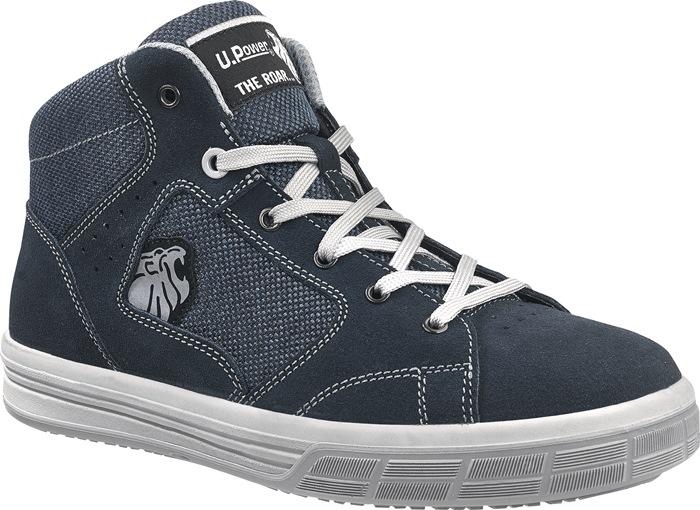 Bottes de sécurité Caravan taille 41 bleu - S1P SRC EN ISO 20345 - cuir velours et textile respirant U.POWER_0