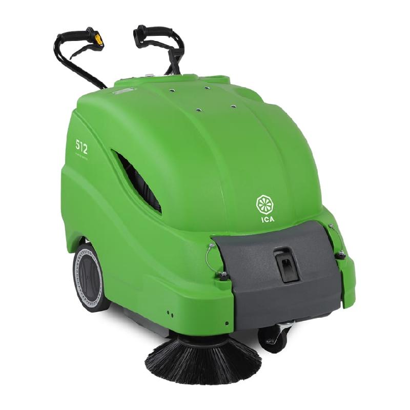Ica 512 ST - Balayeuse accompagnante thermique - moteur Honda 4 CV - décolmatage filtre électrique_0