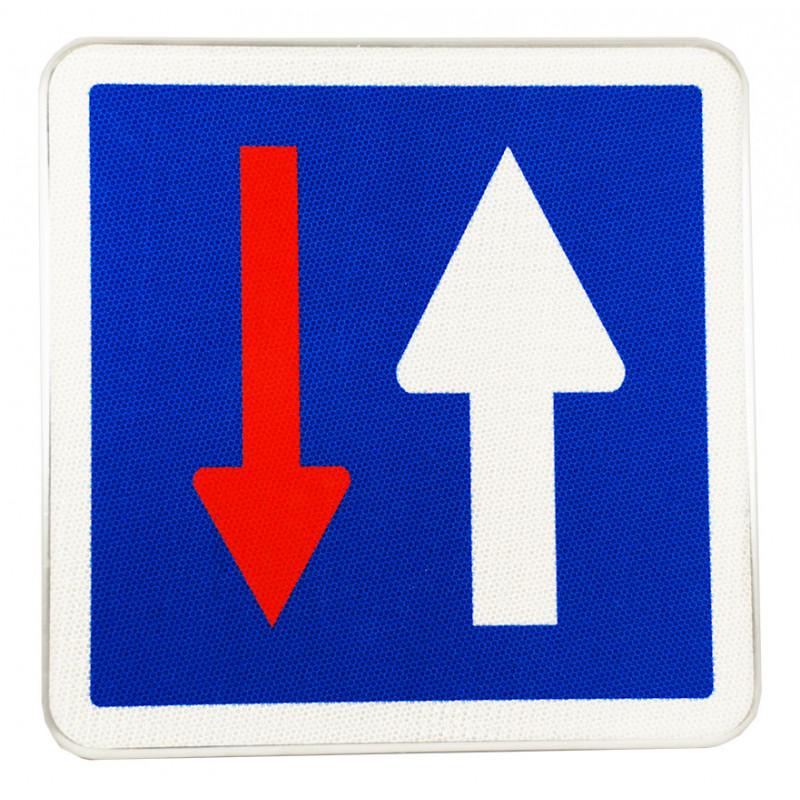 Panneau indication C18 - Priorité à la circulation venant en sens inverse - WP Signalisation_0