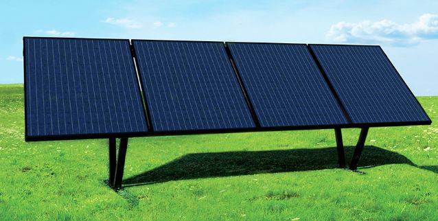 Panneaux solaires photovoltaïques v-sys on floor_0