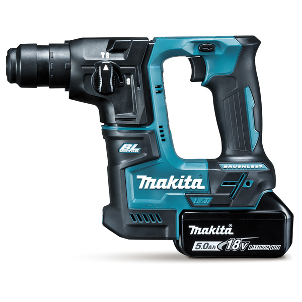 PERFORATEUR SDS+ 1,2 JOULES MAKITA DHR171RTJ 2 BATTERIES 5AH CHARGEUR EN COFFRET MAKPAC