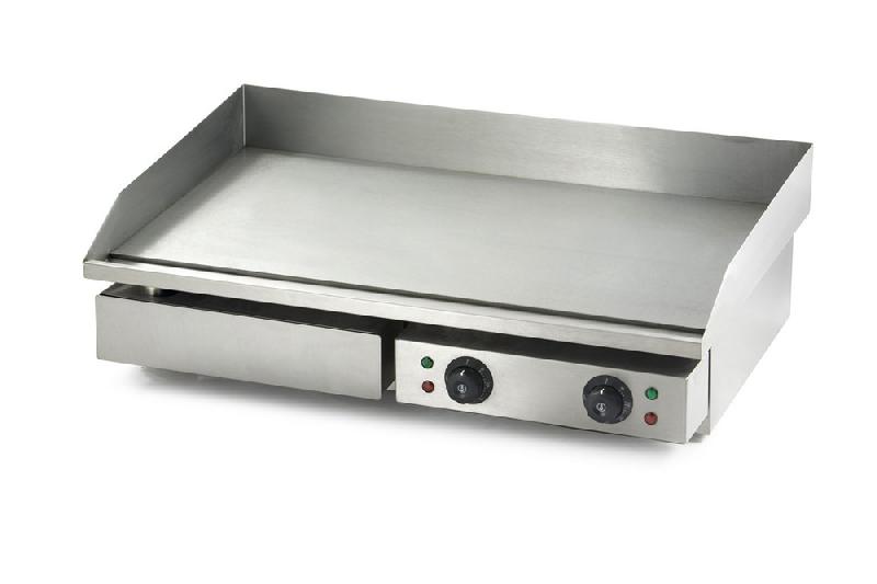Plancha professionnelle électrique à poser - surface lisse 3,5 kW - 730x510 mm - 7455.1080_0