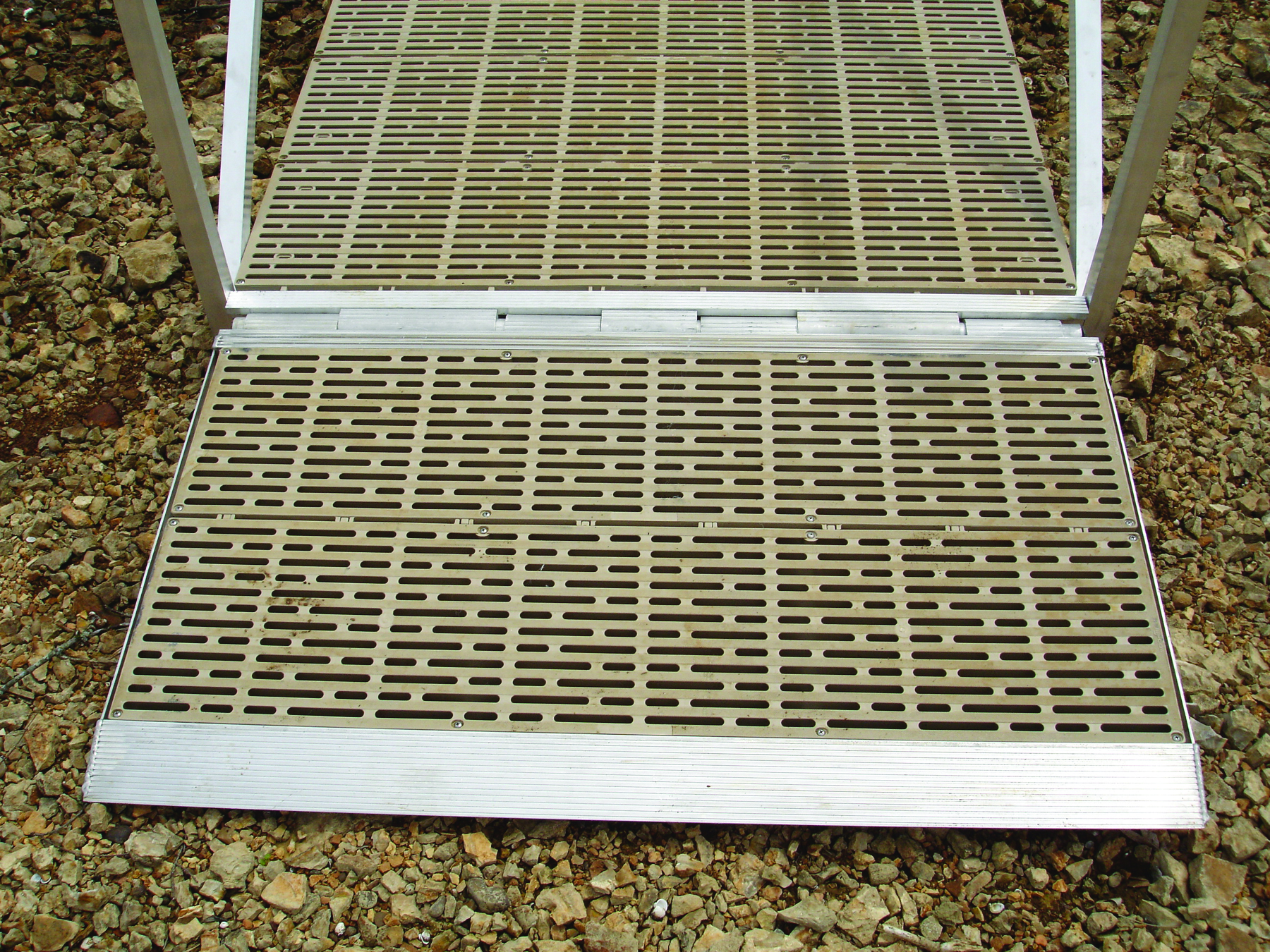 Plaque de chargement aluminium