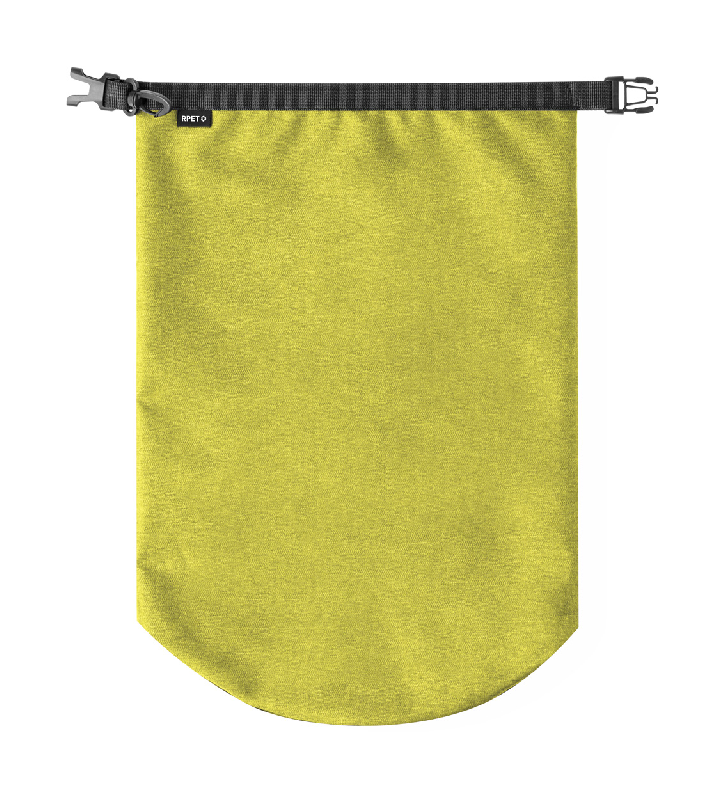 Sac étanche en RPET - polyester 300D imperméable - boucle plastique et mousqueton - 5L_0