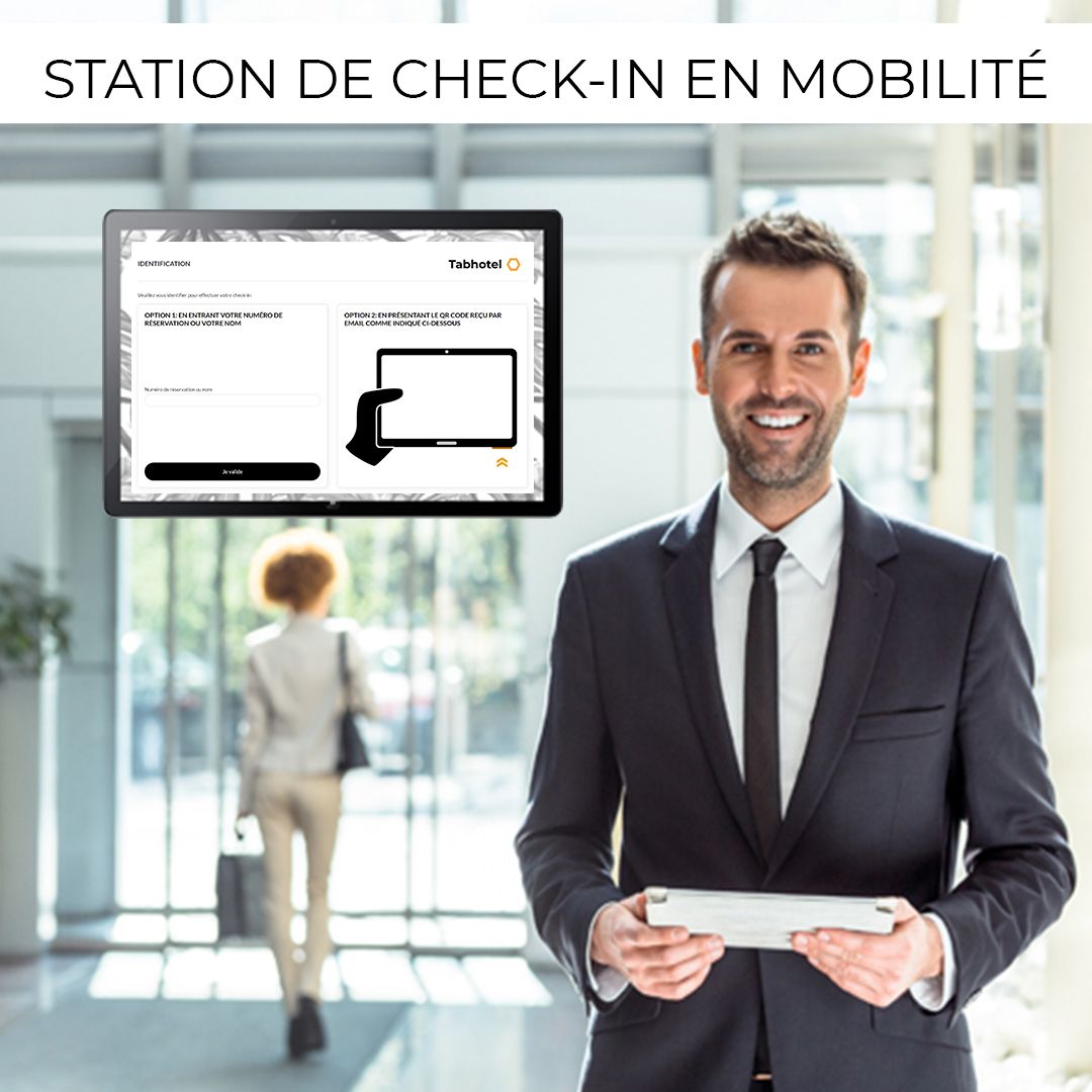 Station de check-in en mobilité pour les équipes de réception_0