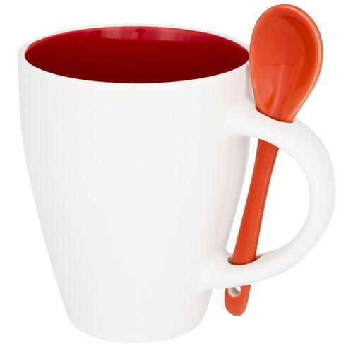 Tasse Nadu avec cuillère intégrée - 250ml - Design tendance en céramique_0