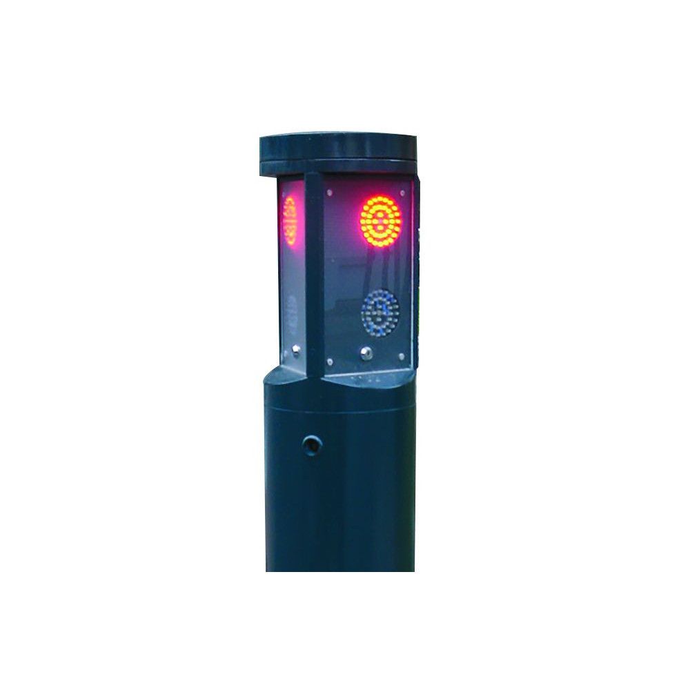 Totem 4 feux de signalisation - acier inoxydable - tête orientable bidirectionnelle à LED_0