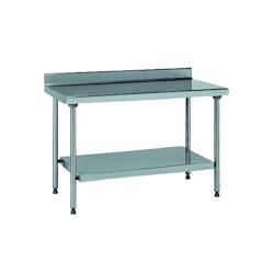 Tournus Equipement Table inox adossée 900 x 1500 x 600 cm Tournus - plastique 424944_0