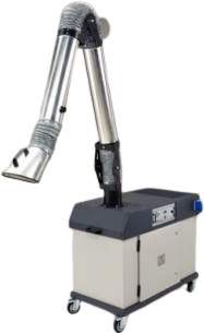 Unité de filtration électrostatique mobile avec bras articulé - Débit 1200 ou 2400 m3/h - Rendement 99% ou 93%_0
