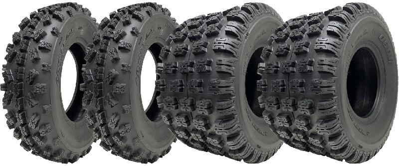 18x10-8  20x6-10 ATV Quad Tyres OBOR Advent Tubeless 4ply Road Legal (Set of 4)_0