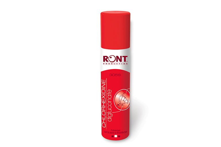 Aer 6053 CH - Matériel de secourisme Farmor - Aérosol à la chlorhexidine 50 ml, nettoyant cutané sans alcool_0