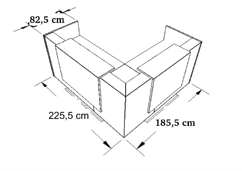 Banque d'accueil d'angle Z2 - Officity - 225, Beige_1