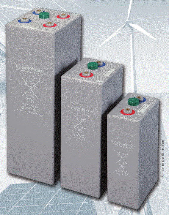 Batterie solaire hoppecke 9 opzs 1370ah - 2v  - maguysama technologies_0