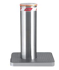 Borne escamotable automatique 275m50*1200 anti bélier crash testé en inox_0