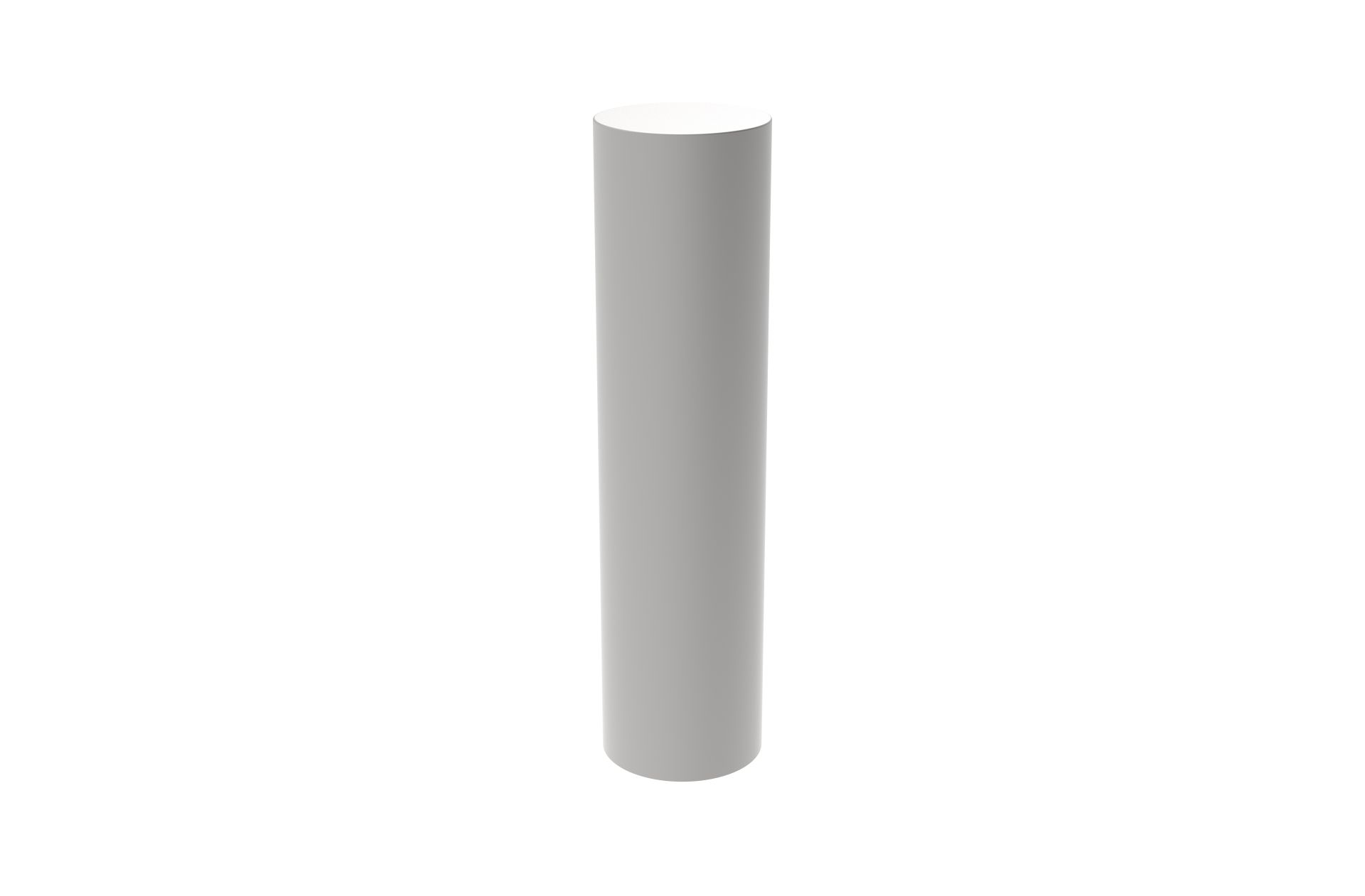 Borne fixe anti-véhicules bélier ALE F25-100-C50 - acier hauteur 1000 mm Ø250 mm - haute sécurité certifiée_0