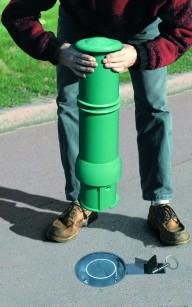 Bornes amovibles déco - Système Serrubloc®, résistantes aux chocs, galvanisées et design urbain_0