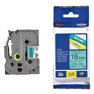 Brother ruban pour ptouch laminé noir/vert 18mmx8m tze741_0