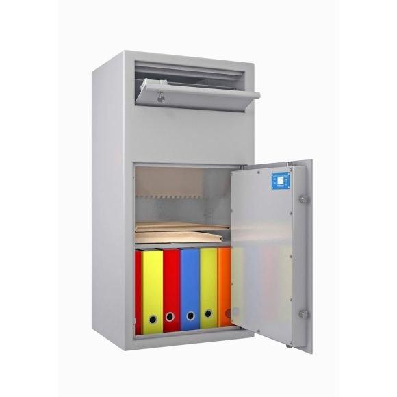 Coffre fort homologué Classe S1 -  A2P et Serrure électronique classe 2 VDS - HARTMANN SR801 - 111 litres - Serrure à clé_0