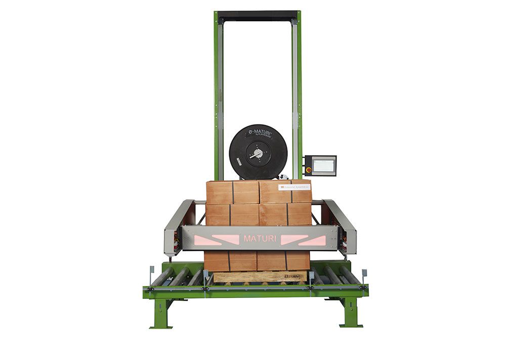 E-maturi 2700 - Machine pour cerclages de palettes Plasticband - Plus de 70 options et 30 couleurs disponibles_0
