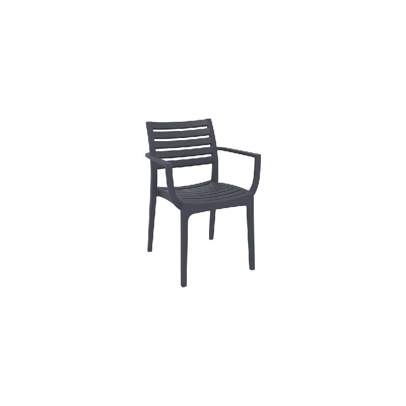 Fauteuil ARTEMIS - polypropylène - Réf : 00670040MR - extérieur contemporain - monobloc renforcé_0