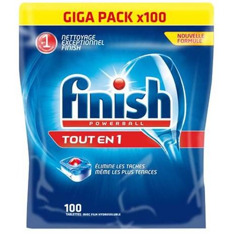 FINISH POWER BALL TOUT EN UN 100 TABLETTES