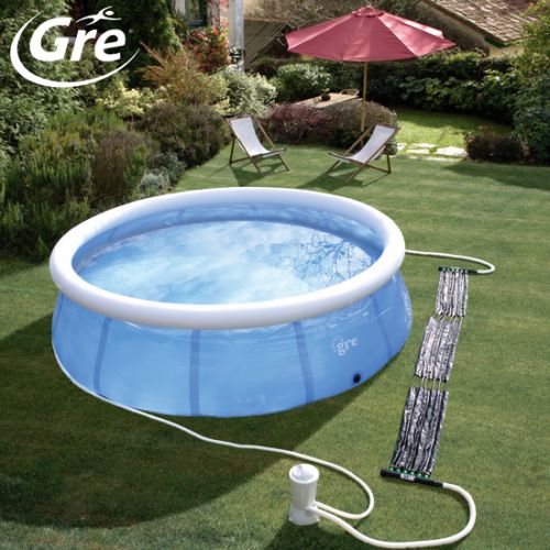 RÉCHAUFFEUR DE PISCINE PANNEAU SOLAIRE SOUPLE POUR PISCINES HORS SOL PETIT VOLUME