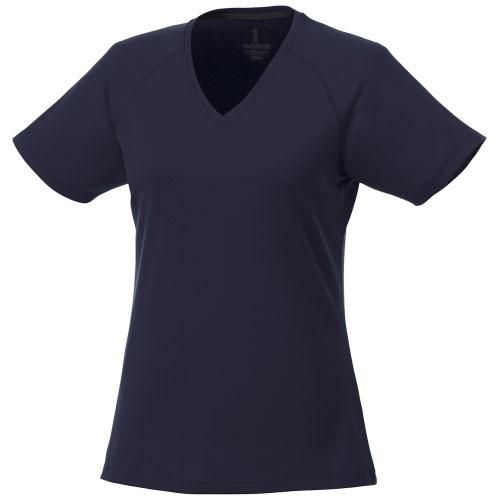 T-shirt Cool Fit manches courtes col V femme Amery - 100% polyester respirant - 145 g/m²_0