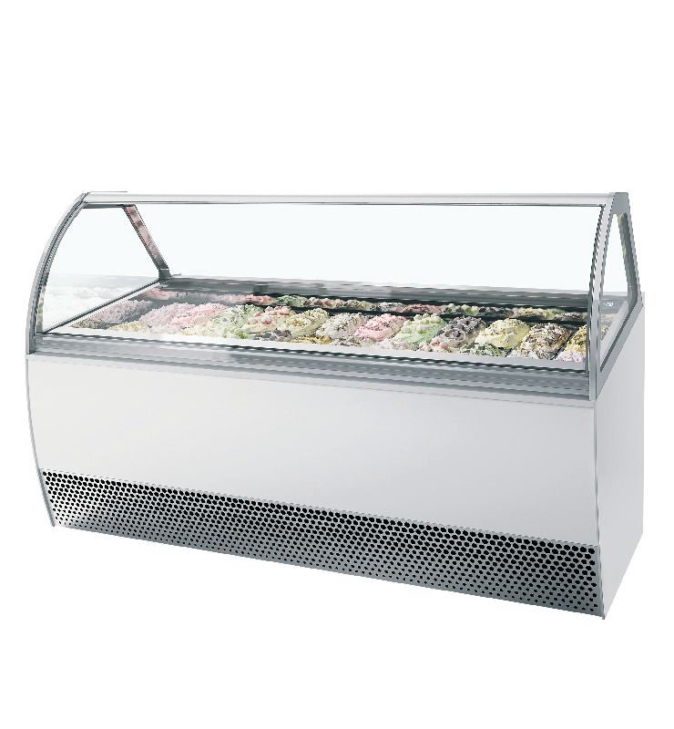 Vitrine ventilée pour glace en bac TEFCOLD MILLENNIUM LX24_0