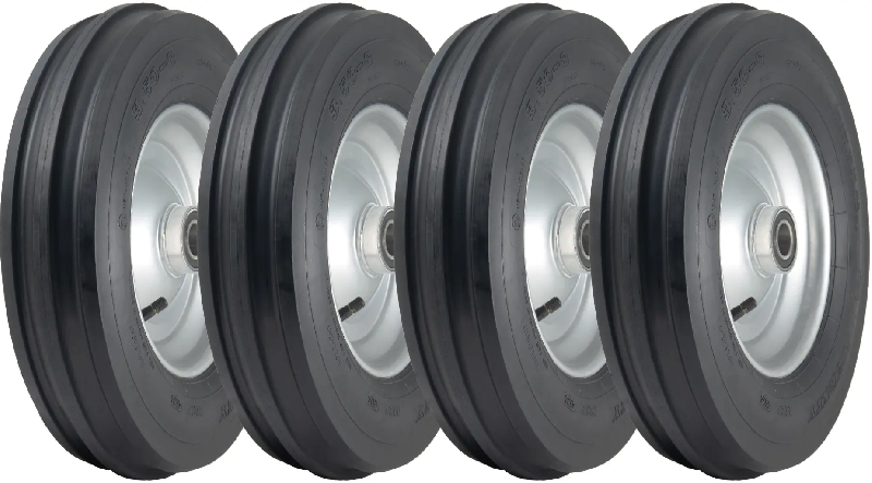 3.50-8 Haybob Rake Turner Wheels H8023 Fitted Rim 25mm Ball Bearings (Set of 4)_0