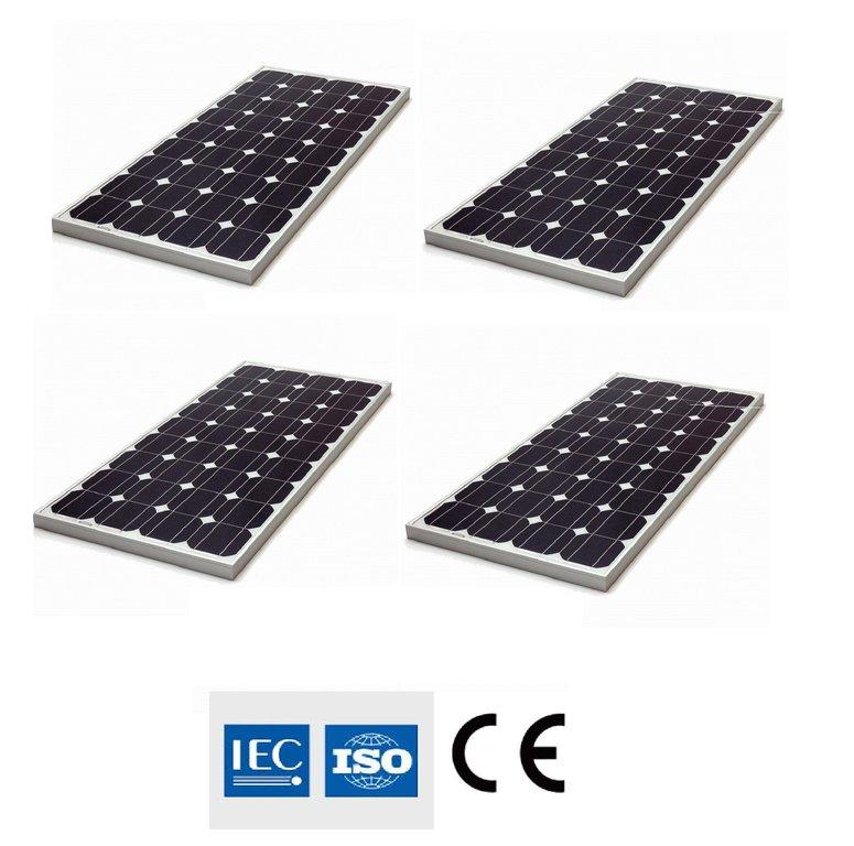 4 panneaux solaires 100w 12v mono promotion f.Tech - 797_0