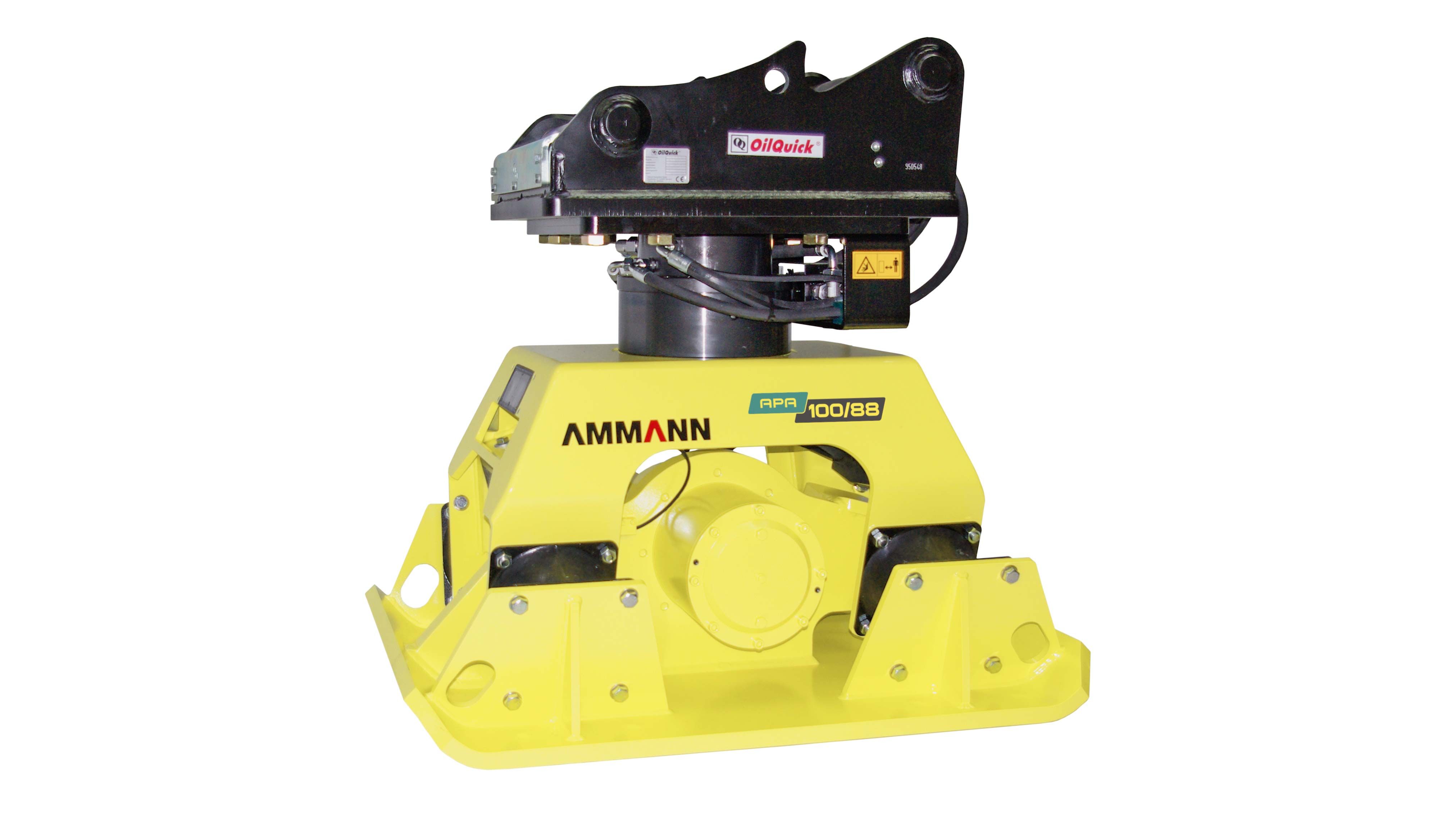 Plaque de compactage adaptable pour pelle de 10 à 40 tonnes - Ammann France - APA 100/88 avec système de limitation de vibration_0