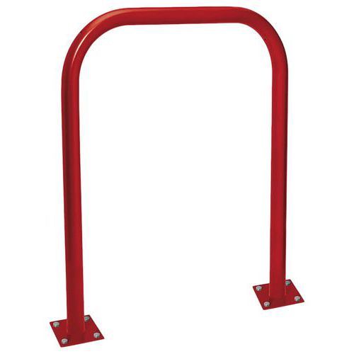 ARCEAU DE PROTECTION SIMPLE 1 M PLATINES - GALVA ROUGE 3004 - PROCITY