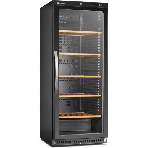 Armoire à vin mono-température professionnelle gamme service 1 porte vitrée 219 litres - CV600-PV_0