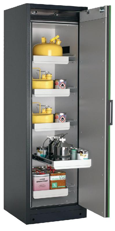 ARMOIRE SÉCURITÉ Q-CLASSIC-90 Q90.195.060.R GRIS/VERT - MANUTAN COLLECTIVITÉS