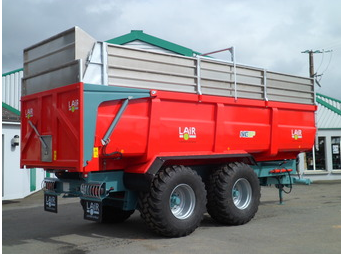 Bennes agricoles - modèle 24t - monocoque 2m30 avec rehausses aluminium et équipements de sécurité_0