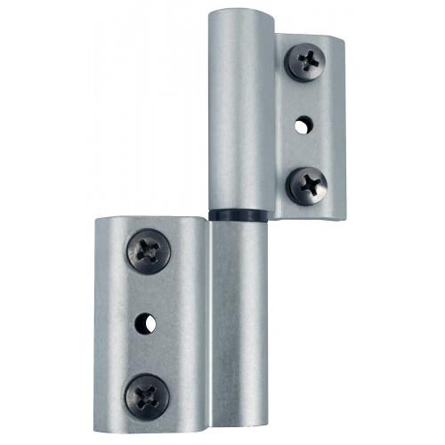 BOÎTE DE 50 PAUMELLES À CLAMER UNIVERSELLES RÉVERSIBLES ALUMINIUM GRIP+ - NOIR LISSE FAPIM