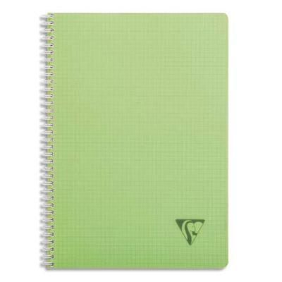 CAHIER CLAIREFONTAINE LINICOLOR FRESH - RELIURE SPIRALES - A4 - 100 PAGES - PETITS CARREAUX - COUVERTURES POLYPRO ASSORTIES - LOT DE 5