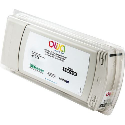 CARTOUCHE TRACEUR REMANUFACTURÉE HP 773 - NOIR PHOTO