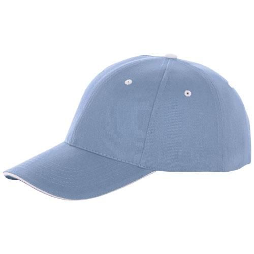Casquette 6 panneaux sandwich Brent - visière incurvée - fermeture velcro - 275-280 g/m²_0