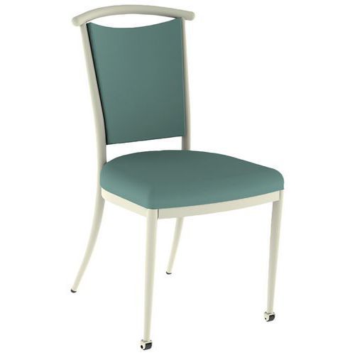 CHAISE 550 MOBILE ALU ASS/DOS GINKGO VERT - 4P BEIGE 1013 - MOBIDECOR