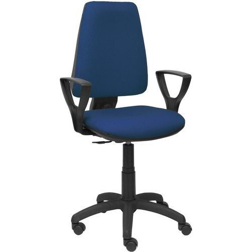 CHAISE ELCHE CP BRAS FIXE - ROUE NYLON - BLEU MARINE