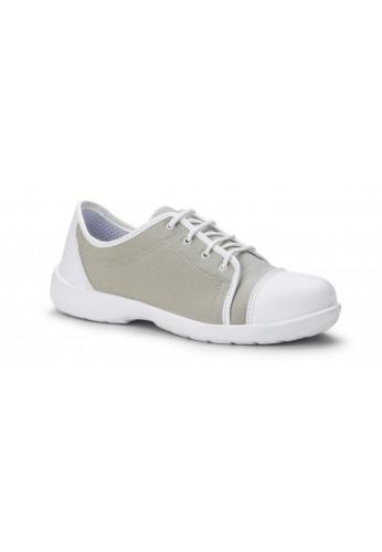 Chaussures de sécurité femme LOANE gris - Modèle S1P bas en toile avec semelle A2017 SRC - Référence 89520_0