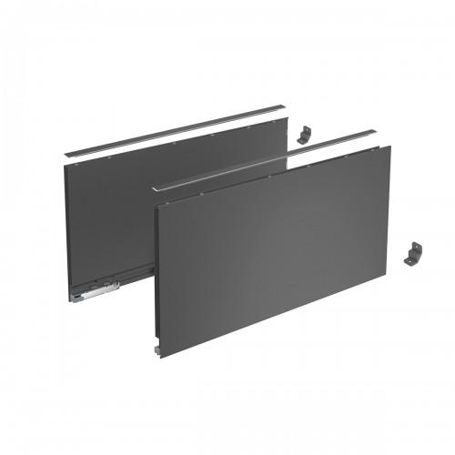 CÔTÉS POUR TIROIR CASSEROLIER AVANTECH YOU ANTHRACITE - H251 X L350 MM HETTICH
