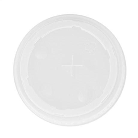 COUVERCLE POUR GOBELETS RÉF: 154.86 D.9 CM PS TRANLUCIDE (VENDU PAR 1000)