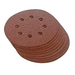 Disques Abrasifs Perforés Auto-Agrippants 125 mm – Lot de 10, Grain 60 – Idéal pour Ponçage Efficace - Silverline - gris 5060012967086_0