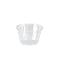 ECOLOMIQUE - 125 Pcs - Pot plastique PET transparent - L: 7,4 cm, H: 4,4 cm, résistant - ECO209POPET4 - transparent plastique ECO209POPET4_0